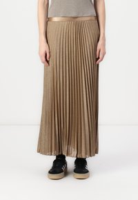 JDY JDYAMALFI MIDI PLEAT SKIRT - Maxisukňa - sepia tint