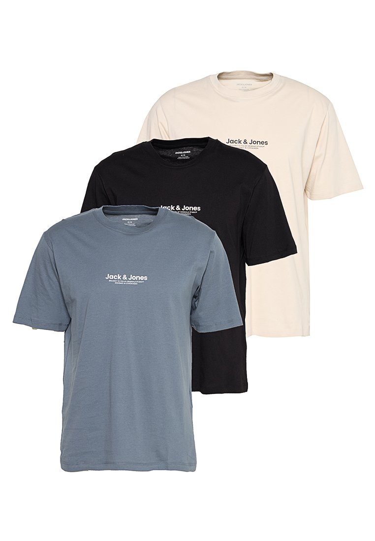 jack & jones T-shirt print zwart