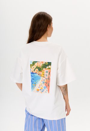 Print T-shirt - white