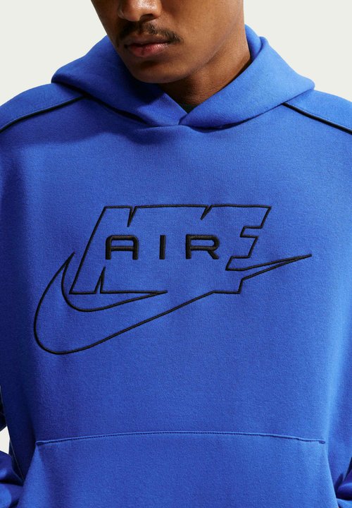 Nike SPORTSWEAR MEN'S FLEECE PULLOVER HOODIE AIR - Hoodie - game royal black black — photo 5