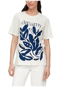 s.Oliver MIT FRONTPRINT - T-shirt z nadrukiem