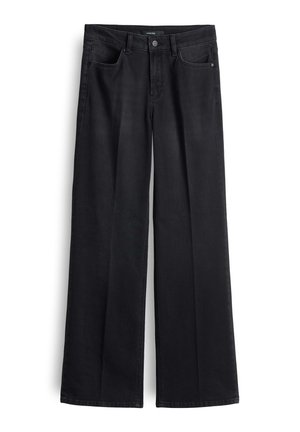 someday. MID RISE LOOSE FIT - Jean flare - raven black