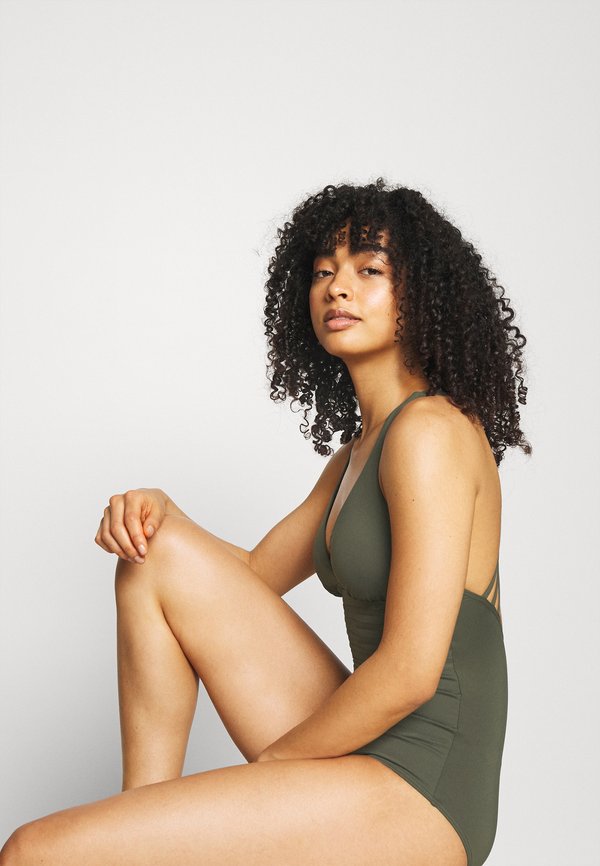 SWIMSUIT CROSS - Swimsuit - olive3
