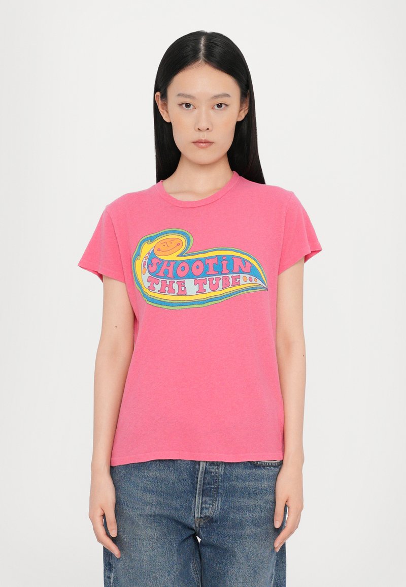Mother - THE SINFUL TEE SUPERIOR - T-shirt imprimé - pink, Agrandir