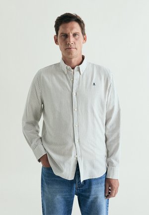 Scalpers, SCALPERS THIN JON BD SHIRT - Hemd - khaki stripes