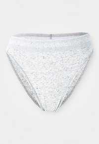 Calvin Klein Underwear HIGH LEG TANGA - Fecskék - light grey melange