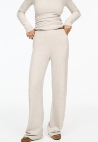 PULL&BEAR WIDE - Hlače - sand