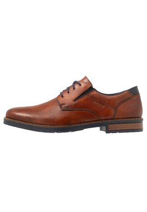 Zakelijke veterschoenen - peanut/pazifik
