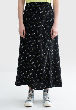 A-line skirt - schwarz