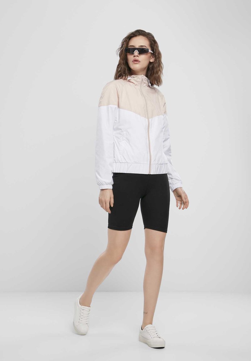 Damen Leichte Jacken | Urban Classics LADIES ARROW WINDBREAKER Windbreaker lightpink/white/pink - RP17659 Damen Leichte Jacken | Urban Classics LADIES ARROW WINDBREAKER Windbreaker lightpink/white/pink - RP17659