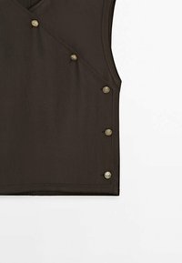 Massimo Dutti Bodywarmer - mottled dark brown