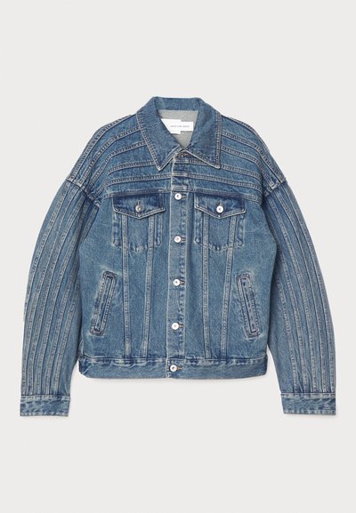 Feng Chen Wang DECONSTRUCTION OVERSIZED JACKET UNISEX - Chaqueta vaquera - blue