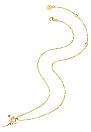 MIT ZIRKONIA GLAN - Halsband - gelbgold