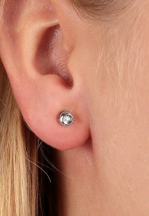 Ohrringe - weißgoldfarben