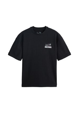Next, REGULAR FIT - HEAVYWEIGHT PINK PANTHER GRAPHIC NAVY RELAXED FIT T-SHIRT . - Trükipildiga T-särk - navy blue