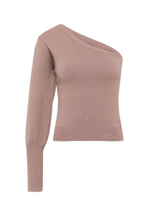 faina, Strickpullover - dunkeltaupe