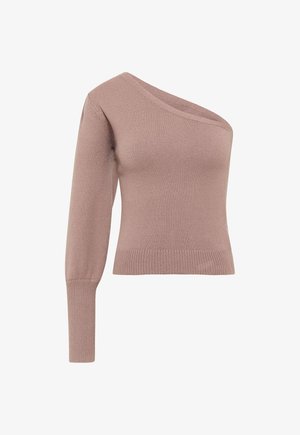 faina, Strickpullover - dunkeltaupe