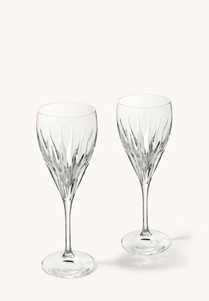 Westwing Collection HANDMADE RED WINE GLASSES CAMI WITH EMBOSSED PATTERN, SET OF 4 - Weinglas