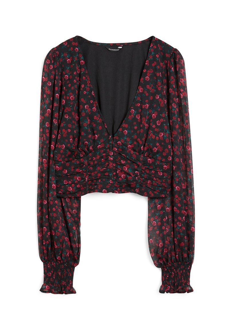 CLOCKHOUSE Blouse gemêleerd zwart