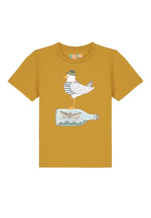 MÖWE MIT   - T-Shirt print - ochre