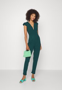 WAL G. SHORT SLEEVE JUMPSUIT - Macacão - forest green