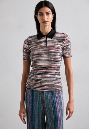 Missoni Pikeepaita - multicolor/red/pink/blu
