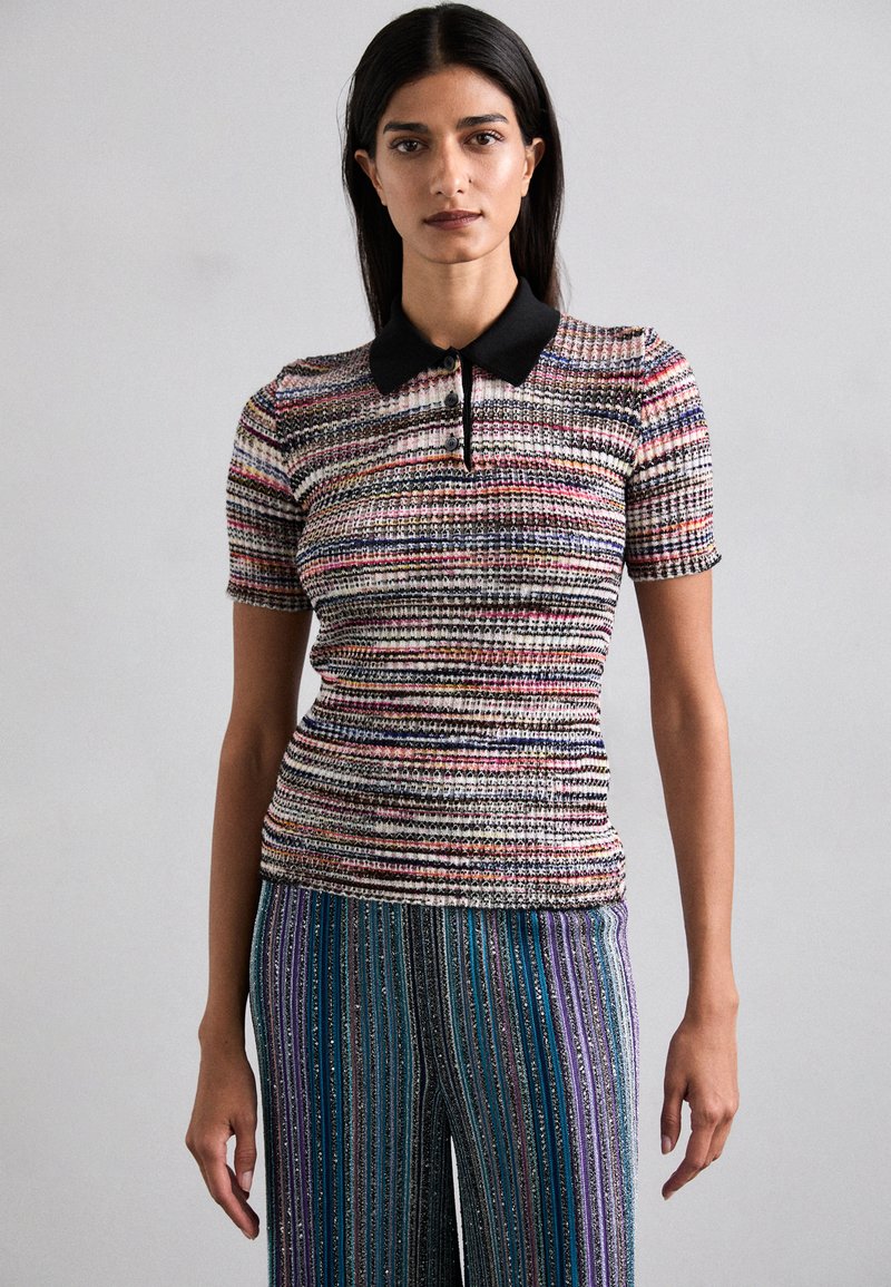 Missoni Pólóing - multicolor/red/pink/blu