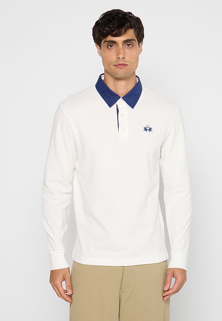 LA MARTINA Poloshirt wit LA MARTINA Poloshirt wit