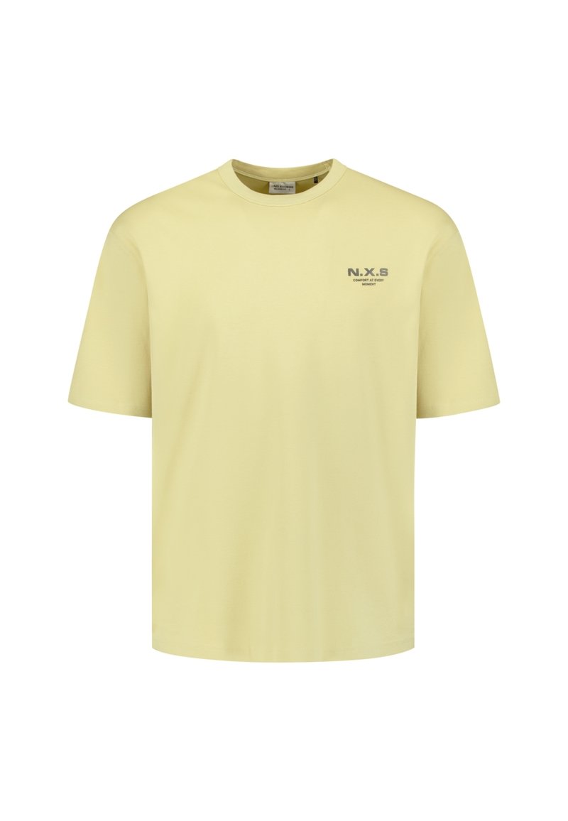 NO EXCESS T-shirt print geel
