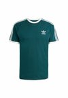 STRIPES TEE - Majica kratkih rukava s printom - aurora ivy   white