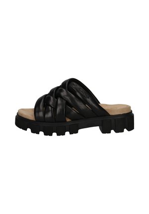 MARY - Pantolette flach - schwarz