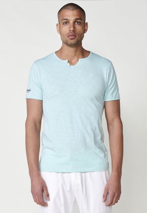 SHORT-SLEEVED - Basic T-shirt - verde agua   water green