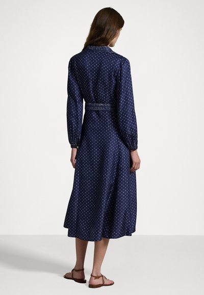 Polo Ralph Lauren MIXED-PRINT MULBERRY SILK SHIRTDRESS - Shirt dress - multi-coloured