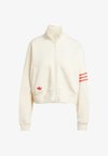 NEUCLASSICS TRACK - Φούτερ με φερμουάρ - cream white real coral