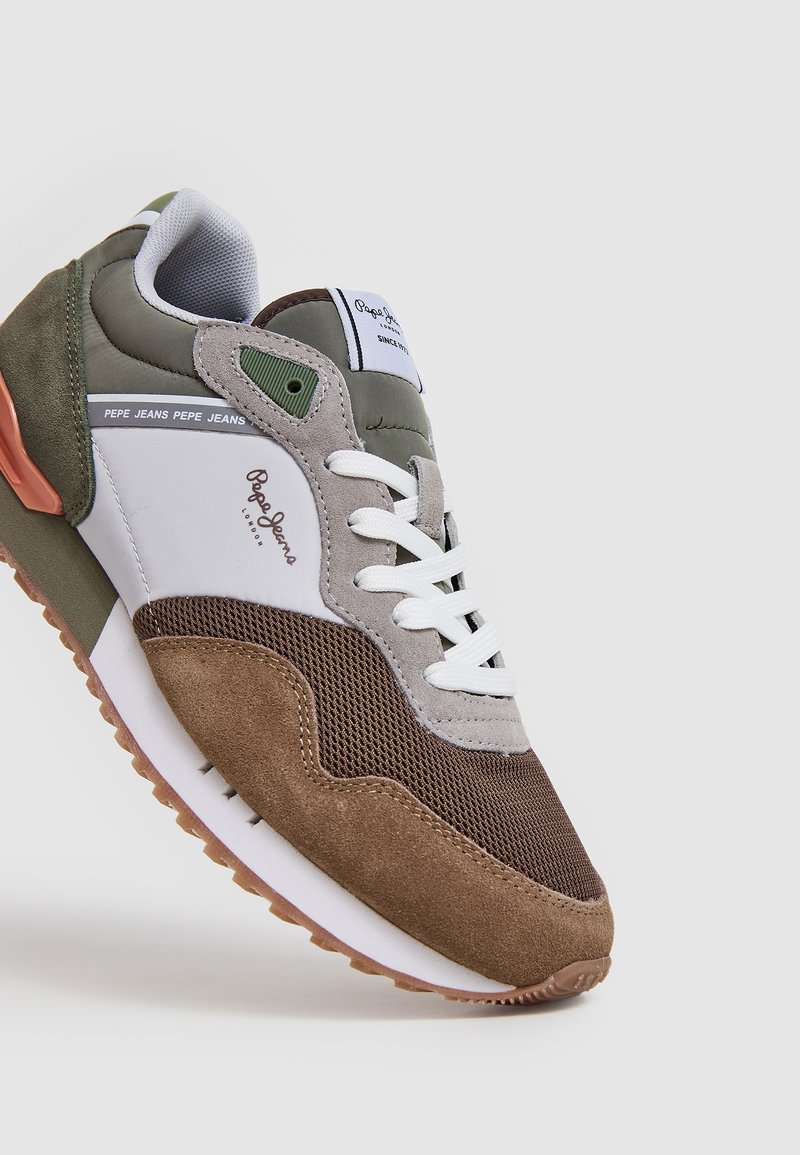Pepe Jeans London Urbans – Scarpe Da Ginnastica Uomo Donna, Tomaia Mista Colorata, Suola EVA Bicolore, Comode E Sportive