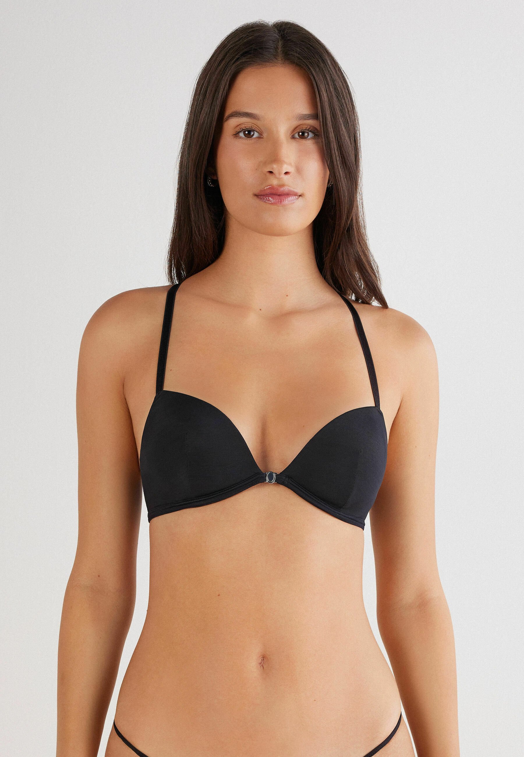 Soutien-Gorge Push-Up Intimissimi Noir - Taille 80B (70B EU / 32 US), Neuf Avec Étiquettes