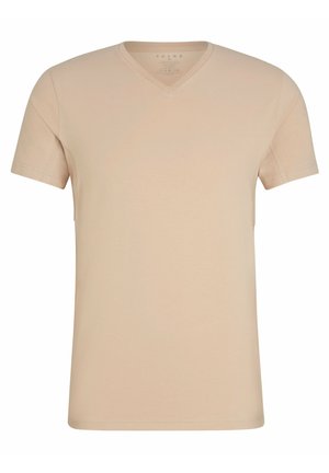 FALKE Daily Climate Control Outlast® V Neck - Undershirt - camel