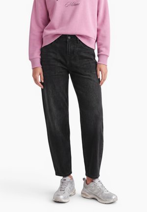 Street One Studio, RELAXED BARREL-LEG JEANS IN A LOOSE FIT - Coupe large - soft black washed