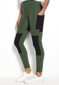 Cellbes of Sweden WORKINGS - Leggings - Hosen - khaki green