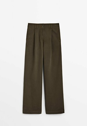 Pantalon classique - khaki