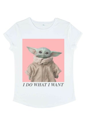 Star Wars STAR WARS: THE MANDALORIAN SASSY BABY - T-shirt con stampa - white