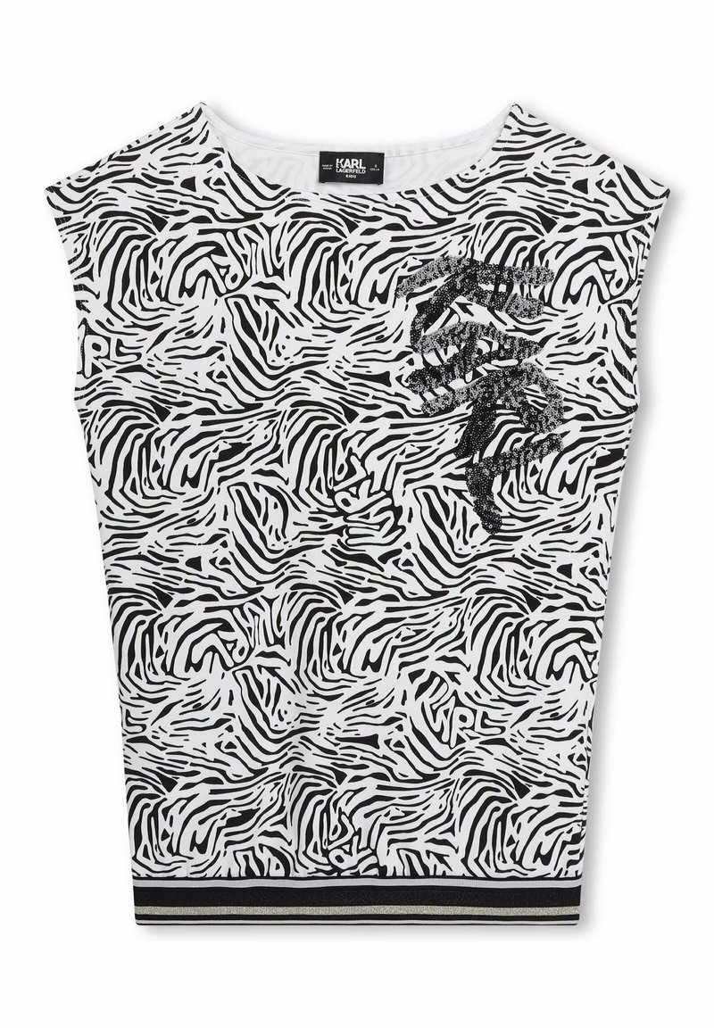 KARL LAGERFELD KIDS Jerseyjurk zwart KARL LAGERFELD KIDS Jerseyjurk zwart