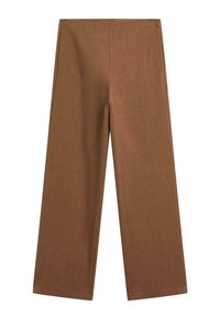 WIDE-LEG - Trousers - brown