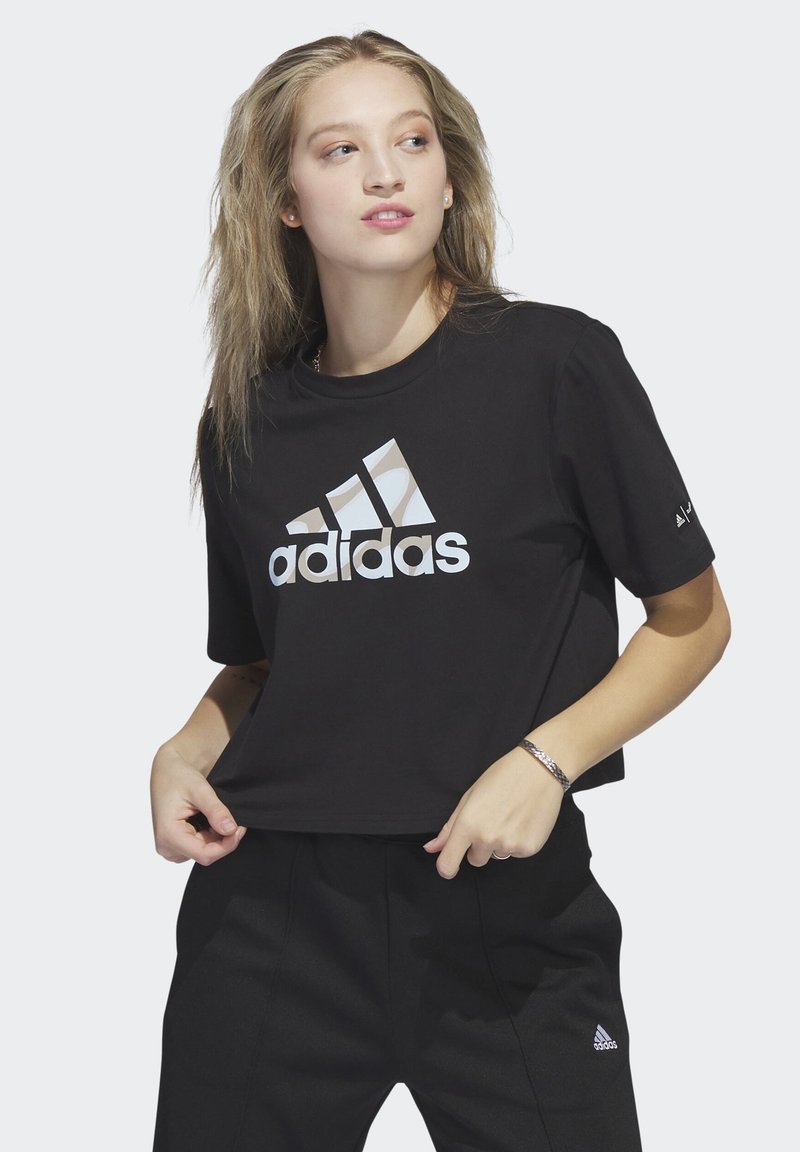 adidas Sportswear MARIMEKKO GF T TShirt print black/schwarz