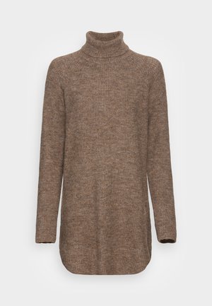 Stickad tröja - brown