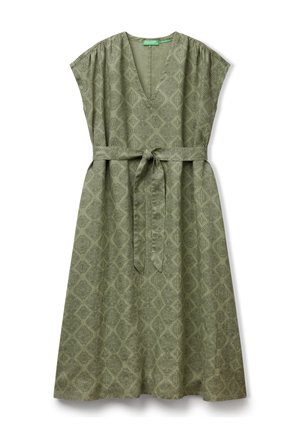 United Colors of Benetton PRINTED  - Day dress - green
