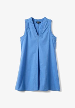 OVS, REGULAR DRESS WITH RUCHED V-NECK - Day dress - baby blue