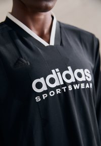 adidas Sportswear TIRO CUT STRIPES LONG SLEEVE - Top s dlhým rukávom - black