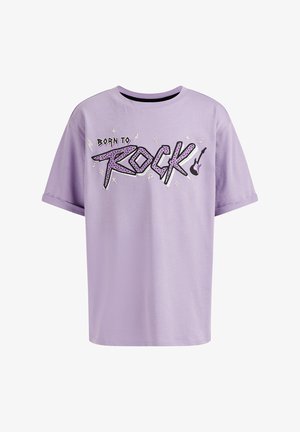 T-shirt print - lilac