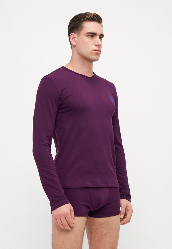 LONG SLEEVES ROUND NECK TOPEKA NEW LOGO - Undershirt - dark aubergine4